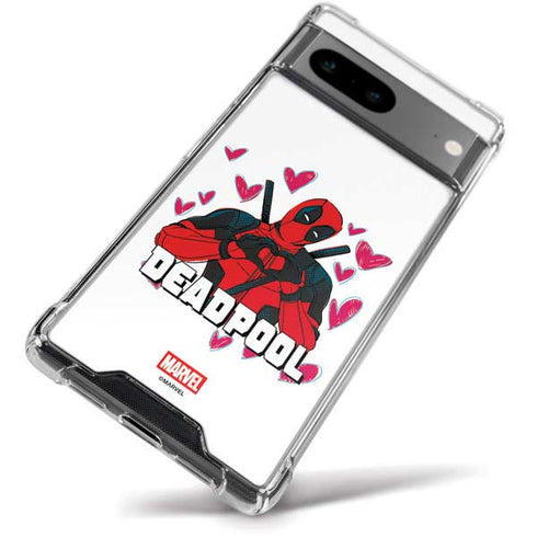 Marvel Deadpool Legacy Deadpool Love Google Pixel 8 Clear Case